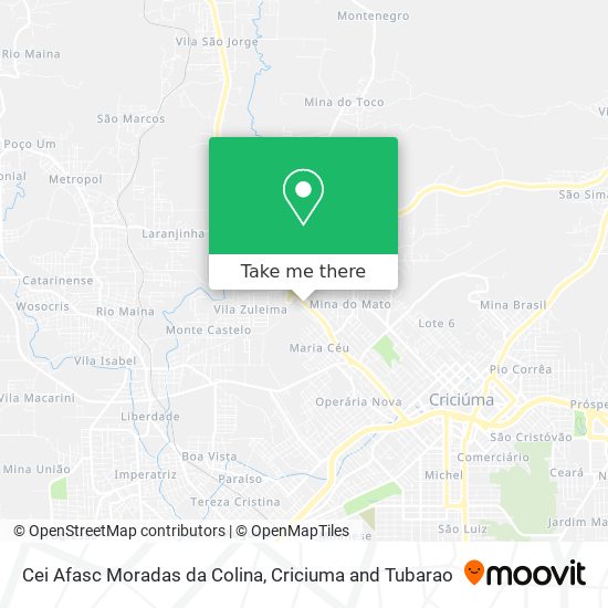 Cei Afasc Moradas da Colina map