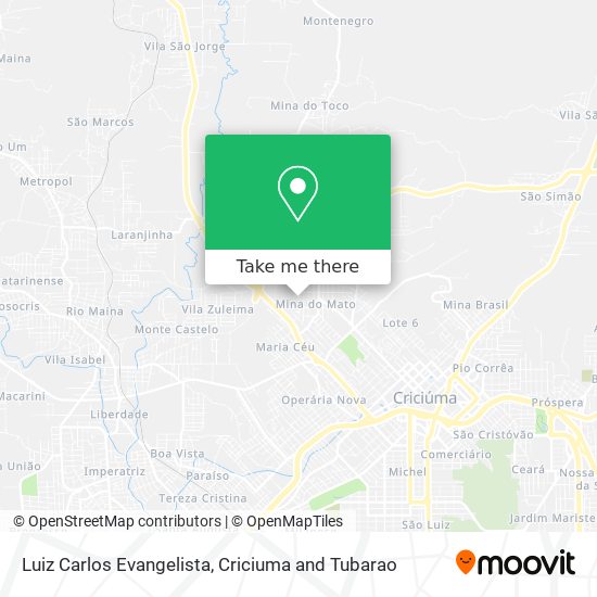 Luiz Carlos Evangelista map