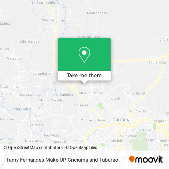 Tamy Fernandes Make UP map