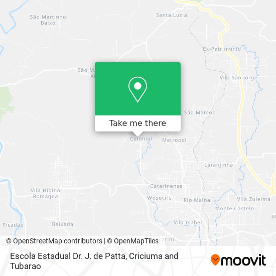 Escola Estadual Dr. J. de Patta map