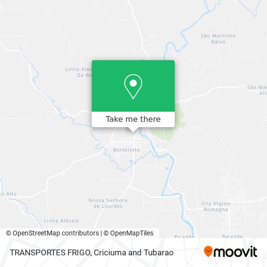 Mapa TRANSPORTES FRIGO