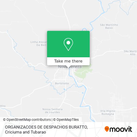 ORGANIZACOES DE DESPACHOS BURATTO map