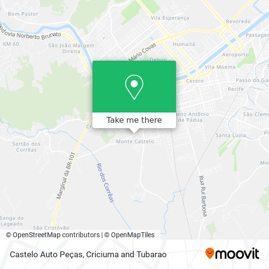 Castelo Auto Peças map