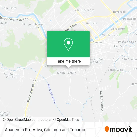 Academia Pro-Ativa map