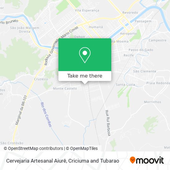 Cervejaria Artesanal Aiurê map
