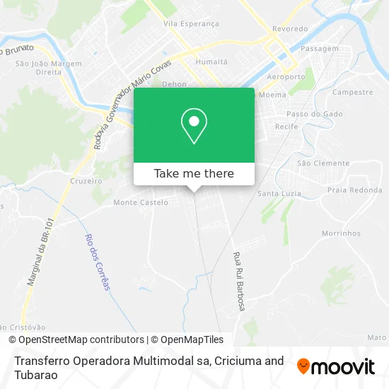 Transferro Operadora Multimodal sa map
