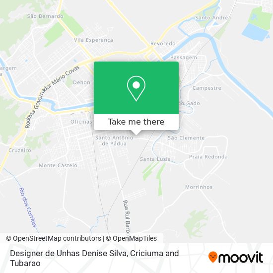 Designer de Unhas Denise Silva map