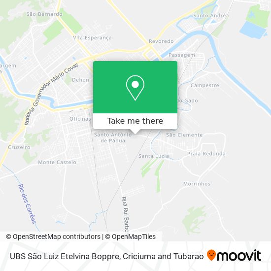 UBS São Luiz Etelvina Boppre map