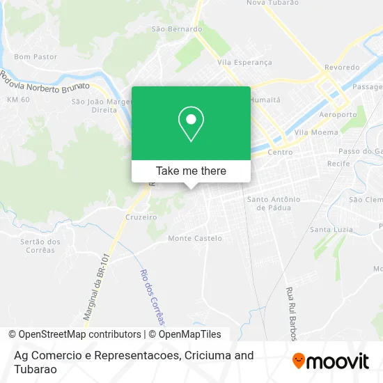 Ag Comercio e Representacoes map