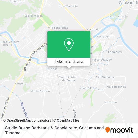 Studio Bueno Barbearia & Cabeleireiro map