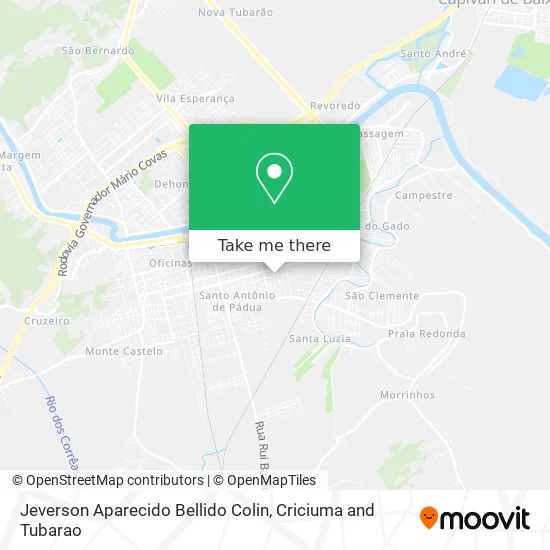 Jeverson Aparecido Bellido Colin map