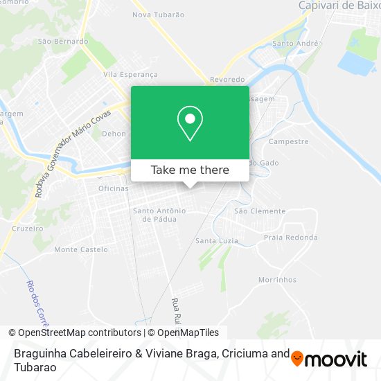 Braguinha Cabeleireiro & Viviane Braga map