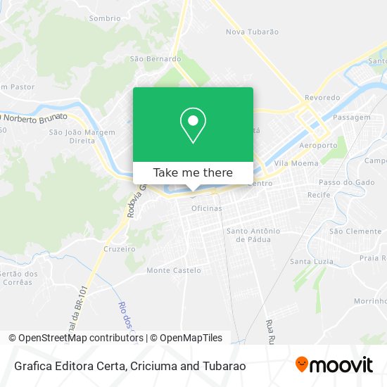 Grafica Editora Certa map