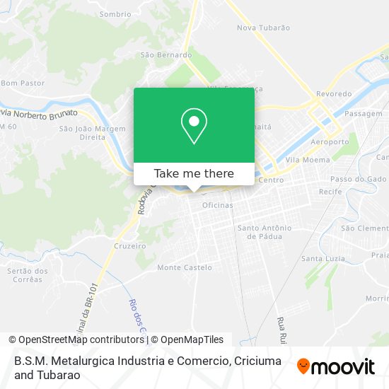 B.S.M. Metalurgica Industria e Comercio map