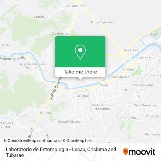 Laboratório de Entomologia - Lecau map