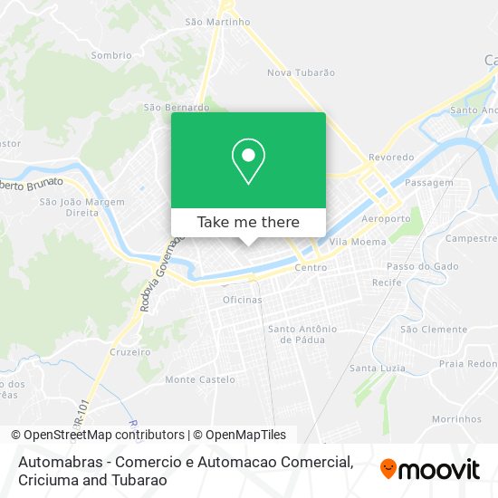 Mapa Automabras - Comercio e Automacao Comercial