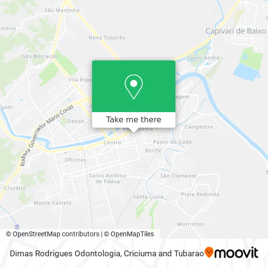 Dimas Rodrigues Odontologia map