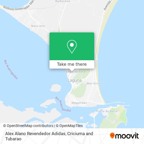 Alex Alano Revendedor Adidas map