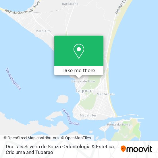 Dra Laís Silveira de Souza -Odontologia & Estética map