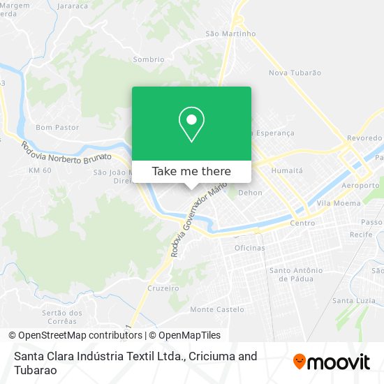 Santa Clara Indústria Textil Ltda. map