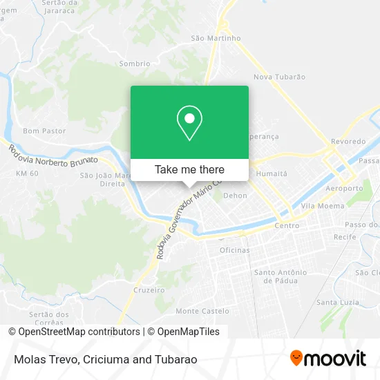 Molas Trevo map