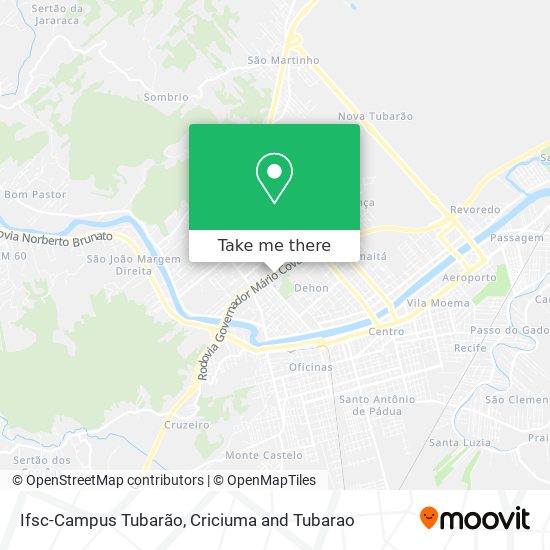 Ifsc-Campus Tubarão map