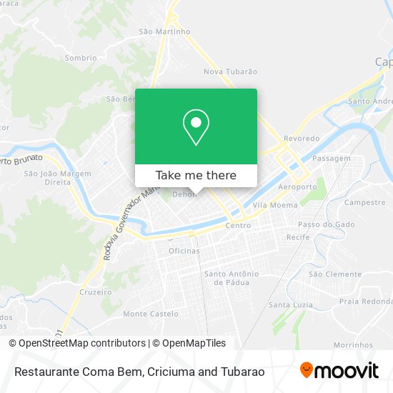 Restaurante Coma Bem map