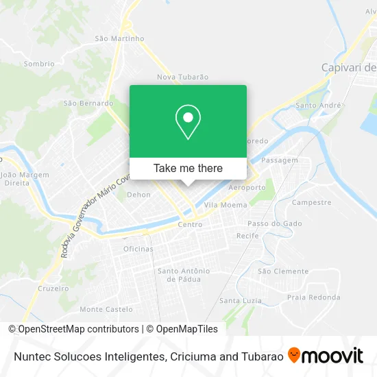 Nuntec Solucoes Inteligentes map