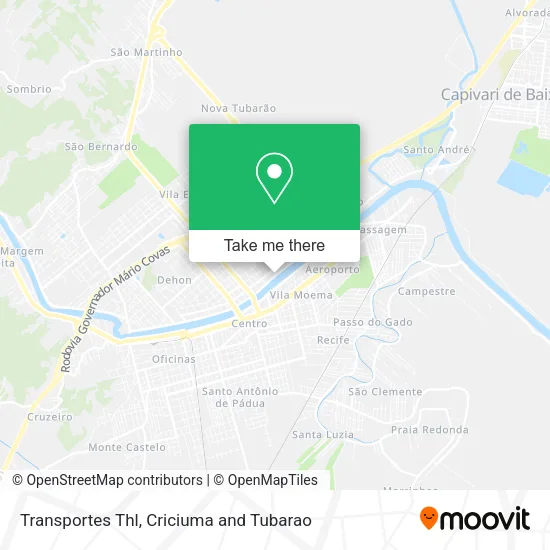 Transportes Thl map