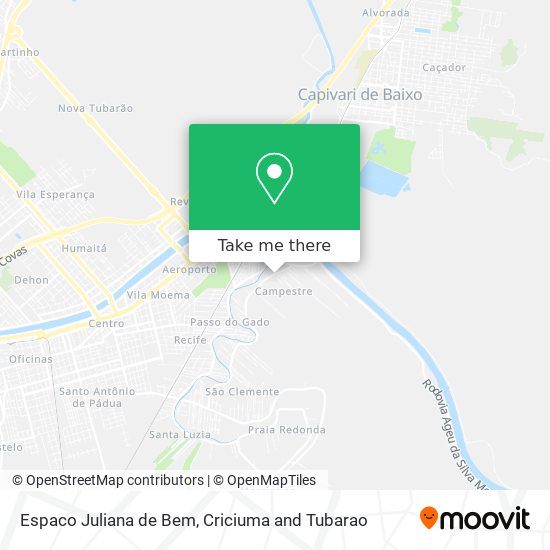 Espaco Juliana de Bem map