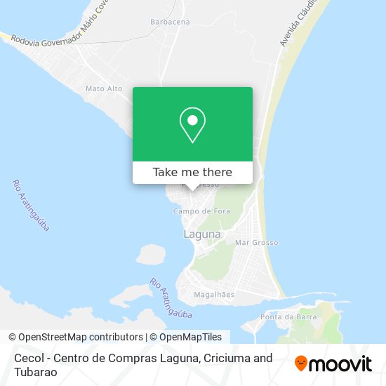 Mapa Cecol - Centro de Compras Laguna