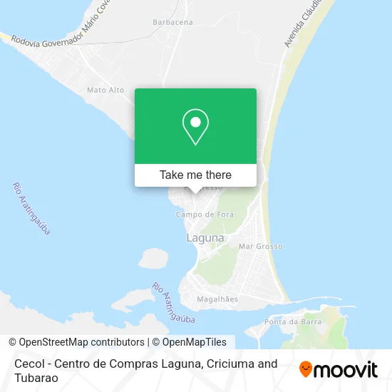 Cecol - Centro de Compras Laguna map
