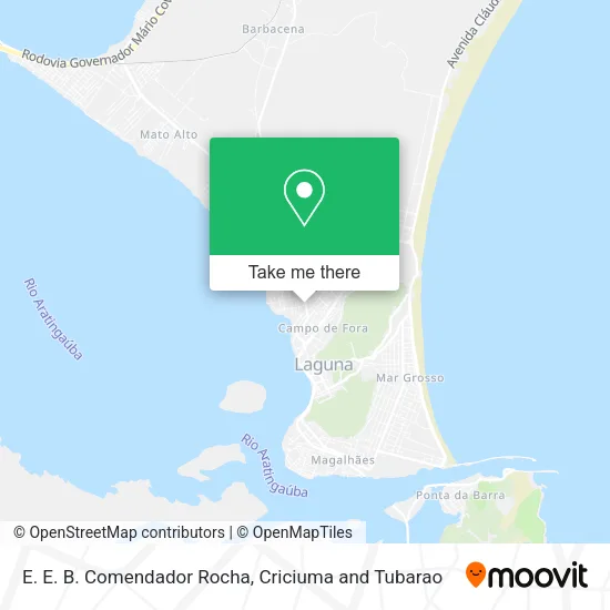 E. E. B. Comendador Rocha map