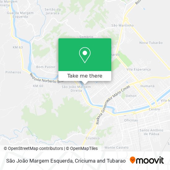 São João Margem Esquerda map