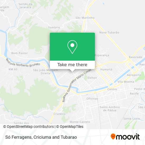Só Ferragens map