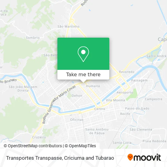 Transportes Transpasse map