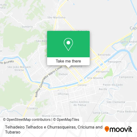Telhadeiro Telhados e Churrasqueiras map