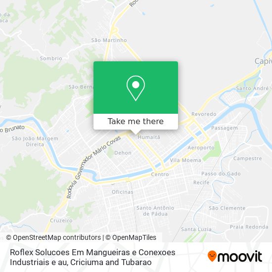 Mapa Roflex Solucoes Em Mangueiras e Conexoes Industriais e au