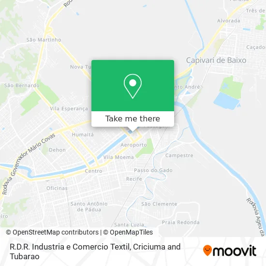 R.D.R. Industria e Comercio Textil map