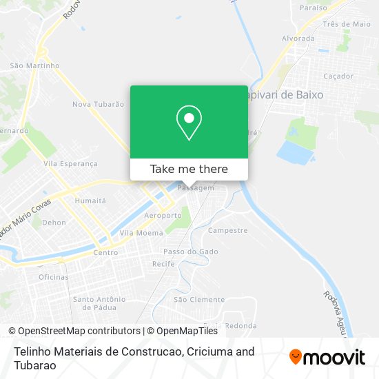 Telinho Materiais de Construcao map