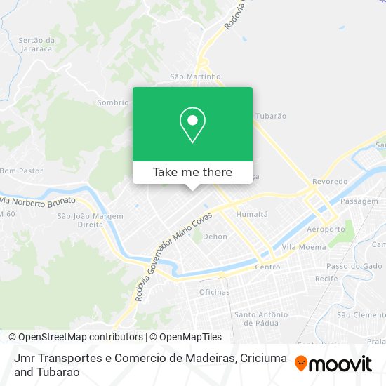 Jmr Transportes e Comercio de Madeiras map