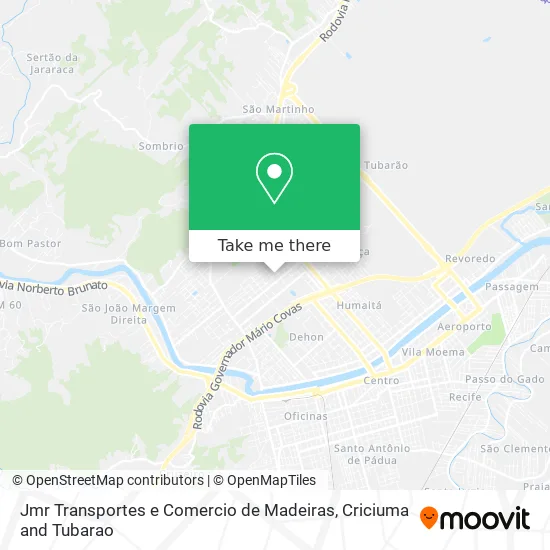 Jmr Transportes e Comercio de Madeiras map