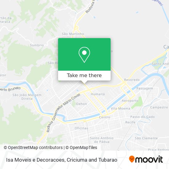 Isa Moveis e Decoracoes map