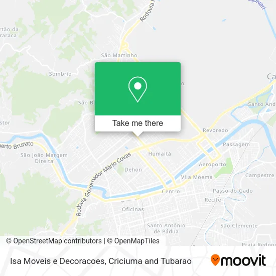 Isa Moveis e Decoracoes map
