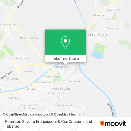 Peterson Silveira Francisconi & Cia map