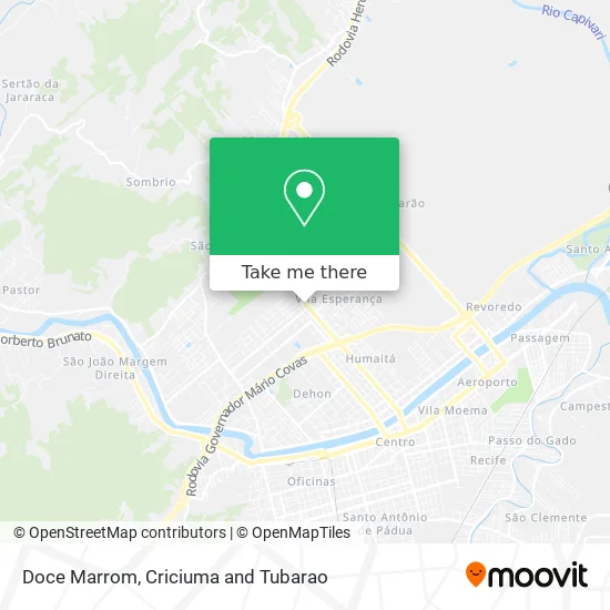 Doce Marrom map