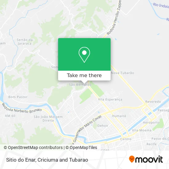 Sitio do Enar map