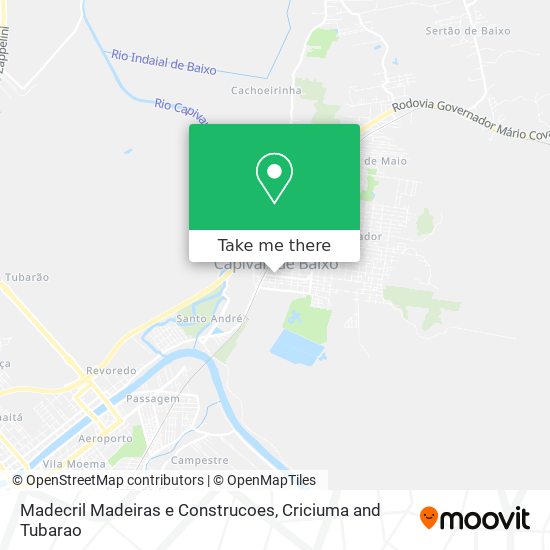 Madecril Madeiras e Construcoes map