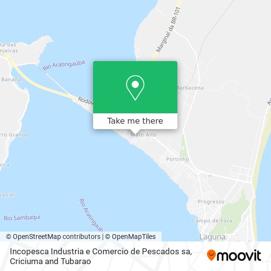 Incopesca Industria e Comercio de Pescados sa map
