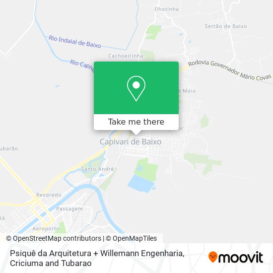 Psiquê da Arquitetura + Willemann Engenharia map